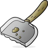 cartoon dust pan vector