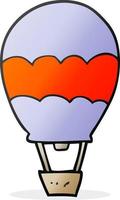 cartoon hot air balloon vector