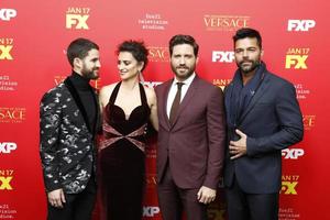 LOS ANGELES - JAN 8  Darren Criss, Penelope Cruz, Edgar Ramirez, Ricky Martin at the  The Assassination of Gianni Versace American Crime Story  Premiere Screening at the ArcLight Theater on January 8, 2018 in Los Angeles, CA photo