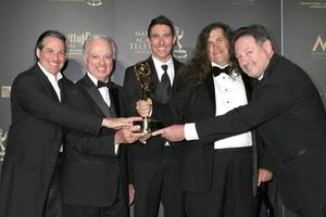 LOS ANGELES - APR 28  Direct to Tape Sound Mixing, Days of Our Lives - Lugh Powers, Harry Young, Michael Flamingo, Kevin Church, Joseph Lumer at the 44th Creative Daytime Emmy Awards at the Pasadena Civic Auditorium on April 28, 2017 in Pasadena, CA photo