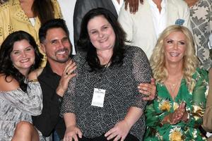 los angeles - 20 de agosto heather tom, don diamont, cathy tomas, katherine kelly lang en el evento de fans bold and the beautiful 2017 en el centro de convenciones marriott burbank el 20 de agosto de 2017 en burbank, ca foto