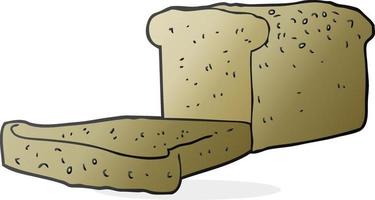 cartoon loaf of bread vector