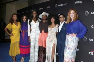 LOS ANGELES - MAR 23  Janet Mock, MJ Rodriguez, Dominique Jackson, Billy Porter, Indya Moore, Steven Canals, Our Lady J at the PaleyFest -  Pose  Event at the Dolby Theater on March 23, 2019 in Los Angeles, CA photo