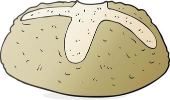 cartoon loaf of bread vector