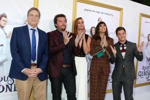 LOS ANGELES JUL 25 - John Goodman, Danny McBride, Cassidy Freeman, Edi Patterson, Adam DeVine at the The Righteous Gemstones Premiere Screening at the Paramount Theater on July 25, 2019 in Los Angeles, CA photo