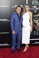 LOS ANGELES JUN 26 - Josh Brolin, Kathryn Boyd at the Sicario - Day Of The Soldado Premiere at the Village Theater on June 26, 2018 in Westwood, CA photo