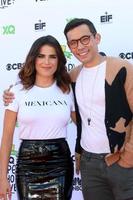 LOS ANGELES SEP 8 - Karla Souza, Conrad Ricamora at the EIF Presents - XQ Super School Live at the Barker Hanger on September 8, 2017 in Santa Monica, CA photo