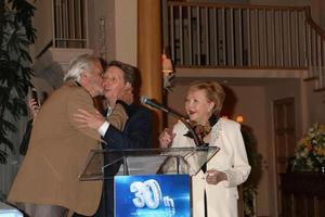 LOS ANGELES   MAR 23 - John McCook, Katherine Kelly Lang, Brad Bell, Lee Phillip Bell at the On Set celebration of 30 Years of Bold and Beautiful and their 23 Daytime Emmy nominations at CBS Televsision City on March 23, 2017 in Los Angeles, CA photo