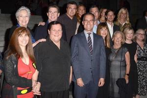 LOS ANGELES   JUN 15 - Ralph Garman, Lee Meriwether, Burt Ward, Eric Garcetti, George Barris family, Adam West family at the Bat Signal Lighting Ceremony to honor Adam West at the Los Angeles City Hall on June 15, 2017 in Los Angeles, CA photo