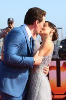 LOS ANGELES  MAY 4 - Miles Teller, Keleigh Sperry at the Top Gun - Maverick World Premiere at USS Midway on May 4, 2022 in San Diego, CA photo