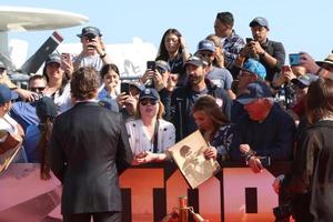 LOS ANGELES  MAY 4 - Tom Cruise, Fans at the Top Gun - Maverick World Premiere at USS Midway on May 4, 2022 in San Diego, CA photo