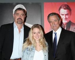 LOS ANGELES  FEB 7 - Christian Gudegast, Tatiana Gudegast, and Eric Braeden at the Eric Braeden 40th Anniversary Celebration on The Young and The Restless at the Television City on February 7, 2020 in Los Angeles, CA photo
