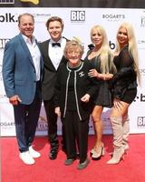 LOS ANGELES  SEP 19 - Jeff, Presley, Colleen, Liza, and Paris Aronson at the Catalina Film Fest at Long Beach  Background Short Red Carpet, at the Scottish Rite Event Center on September 19, 2021 in Long Beach, CA photo