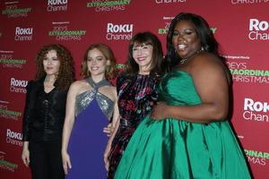 LOS ANGELES  NOV 30 - Mary Steenburgen, Bernadette Peters, Jane Levy, Alex Newell at the Zoey s Extraordinary Christmas Screening at Alamo Drafthouse Cinema Downtown Los Angeles on November 30, 2021 in Los Angeles, CA photo