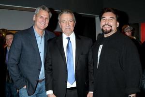 LOS ANGELES  FEB 7 - Robert Parucha, Eric Braeden, and John Castellanos at the Eric Braeden 40th Anniversary Celebration on The Young and The Restless at the Television City on February 7, 2020 in Los Angeles, CA photo