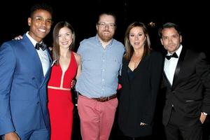 los angeles 13 de junio - tajh bramido, katelyn macmullen, adam sharp, nancy lee grahn y dominic zamprogna en la línea de prensa de los premios emmy 48 durante el día el 13 de junio en los estudios ati el 13 de junio de 2021 en burbank, ca foto