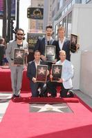 LOS ANGELES, APR 22 - AJ McLean, Howie Dorough, Kevin Richardson, Brian Littrell, Nick Carter at the ceremony for the Backstreet Boys Star on the Walk of Fame at the Hollywood Walk of Fame on April 22, 2013 in Los Angeles, CA photo