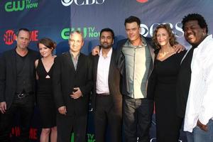 LOS ANGELES, JUL 17 - Dean Winters, Aubrey Dollar, David Shore, Kal Penn, Josh Duhamel, Janet McTeer, Edward Fordham Jr at the CBS TCA July 2014 Party at the Pacific Design Center on July 17, 2014 in West Hollywood, CA photo