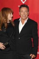 LOS ANGELES, FEB 8 - Patti Scialfa, Bruce Springsteen arrives at the 2013 MusiCares Person Of The Year Gala Honoring Bruce Springsteen at the Los Angeles Convention Center on February 8, 2013 in Los Angeles, CA photo