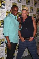 SAN DIEGO, JUL 21 - Dule Hill, Corbin Bernsen at the 2011 Comic-Con Convention at San Diego Convetion Center on July 21, 2010 in San DIego, CA photo