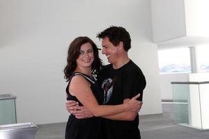 SAN DIEGO, JUL 22 - Eve Myles, John Barrowman at the 2011 Comic-Con Convention, Day 2 at San Diego Convention Center on July 22, 2010 in San DIego, CA photo