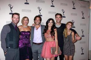 los angeles, 13 de junio - eric marsolf, arianne zucker, shawn christian, camilla banus, blake berris, kate mansi llega a la recepción diurna de los nominados a los emmy presentada por atas en el montaje beverly hills el 13 de junio de 2013 en beverly hills, ca foto