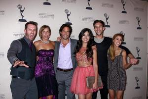 los angeles, 13 de junio - eric marsolf, arianne zucker, shawn christian, camilla banus, blake berris, kate mansi llega a la recepción diurna de los nominados a los emmy presentada por atas en el montaje beverly hills el 13 de junio de 2013 en beverly hills, ca foto