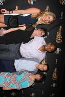 LOS ANGELES, MAR 16 - Guest, Foster Mother, Michael Sam, Vito Cammisano, Vitos Mother at the Dancing With the Stars Season 20 Premiere Party at the Hyde Sunset Kitchen and Cocktails on March 16, 2015 in Los Angeles, CA photo