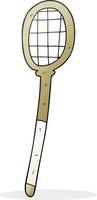 raqueta de tenis de dibujos animados vector