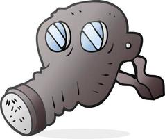 cartoon gas mask vector