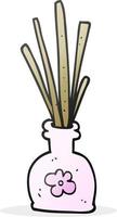 cartoon fragrance oil reeds vector