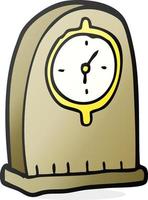 cartoon old clock vector