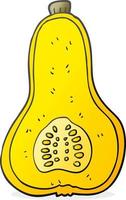 cartoon butternut squash vector