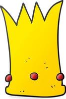 cartoon tall crown vector