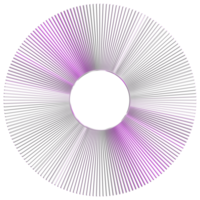 abstrakt 3d tolkning, vågig form, förvrängd sfär.3d tolkning. annorlunda regnbågsskimrande geometrisk former uppsättning. modern minimal metall objekt. trogen klämma konst png