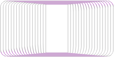 abstrakt 3d tolkning, vågig form, förvrängd sfär.3d tolkning. annorlunda regnbågsskimrande geometrisk former uppsättning. modern minimal metall objekt. trogen klämma konst png