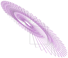 Abstract 3d rendering, wavy shape, distorted sphere.3d rendering. Different iridescent geometric shapes set. Modern minimal metal objects. Futuristic clip art png
