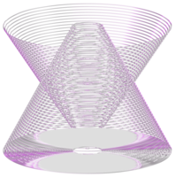 astratto 3d rendering, ondulato forma, distorto sfera.3d resa. diverso iridescente geometrico forme impostare. moderno minimo metallo oggetti. futuristico clip arte png