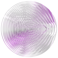 Abstract 3d rendering, wavy shape, distorted sphere.3d rendering. Different iridescent geometric shapes set. Modern minimal metal objects. Futuristic clip art png