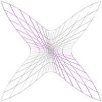 Abstract 3d rendering, wavy shape, distorted sphere.3d rendering. Different iridescent geometric shapes set. Modern minimal metal objects. Futuristic clip art png