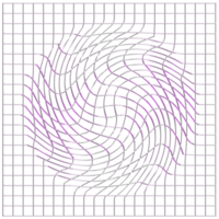 Abstract 3d rendering, wavy shape, distorted sphere.3d rendering. Different iridescent geometric shapes set. Modern minimal metal objects. Futuristic clip art png