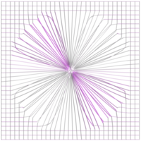 Abstract 3d rendering, wavy shape, distorted sphere.3d rendering. Different iridescent geometric shapes set. Modern minimal metal objects. Futuristic clip art png