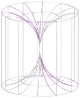 astratto 3d rendering, ondulato forma, distorto sfera.3d resa. diverso iridescente geometrico forme impostare. moderno minimo metallo oggetti. futuristico clip arte png