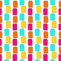padrão perfeito com quadrados brilhantes e coloridos png