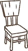 Chair Charcoal Drawing vector