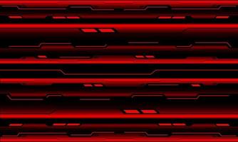 Abstract vector technology futuristic red light cyber black geometric design seamless pattern background
