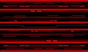 vector abstracto tecnología futurista luz roja cyber negro diseño geométrico sin fisuras patrón de fondo