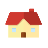 House in flat design png