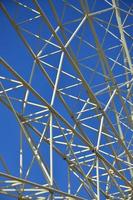 Structural details of a ferris wheel in an amusement Park photo