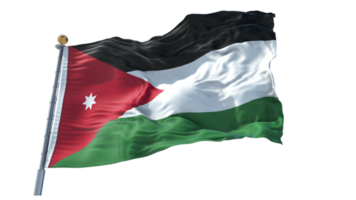Jordanien-Flagge png